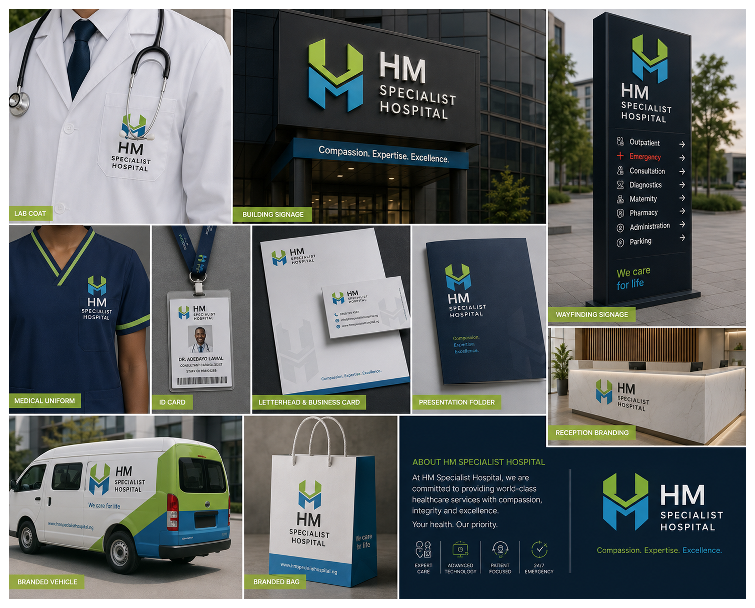 Hospital branding project